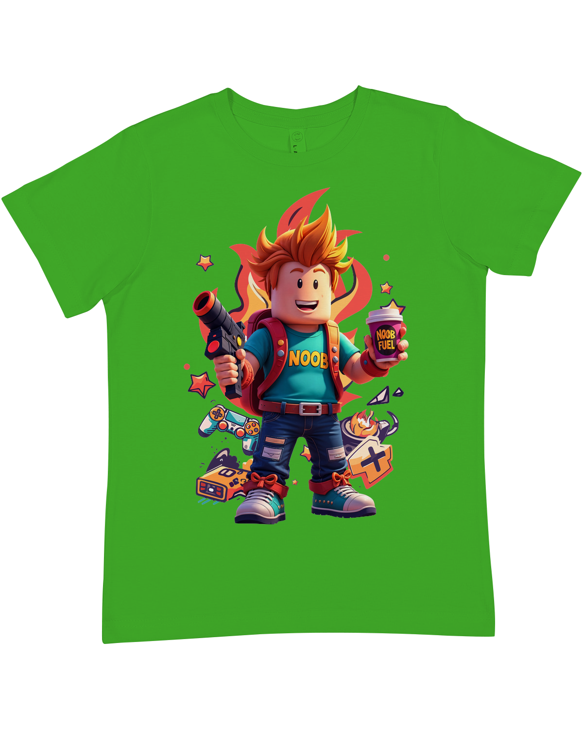 YOUTH ROBLOX NOOB Premium Crewneck Tee