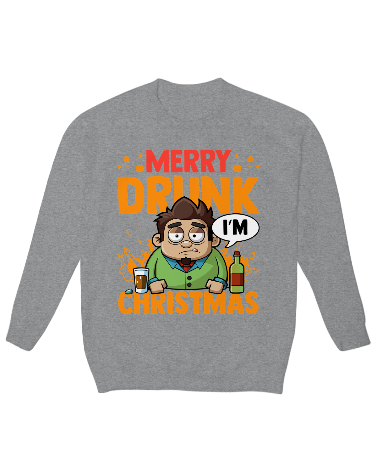 Merry Drunk, I’m Christmas Crew Neck Fleece