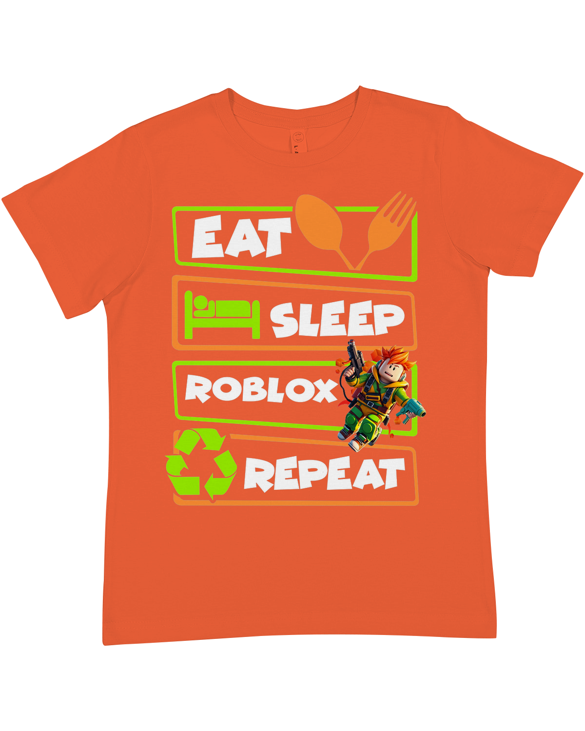 YOUTH Eat Sleep Roblox Premium Crewneck Tee