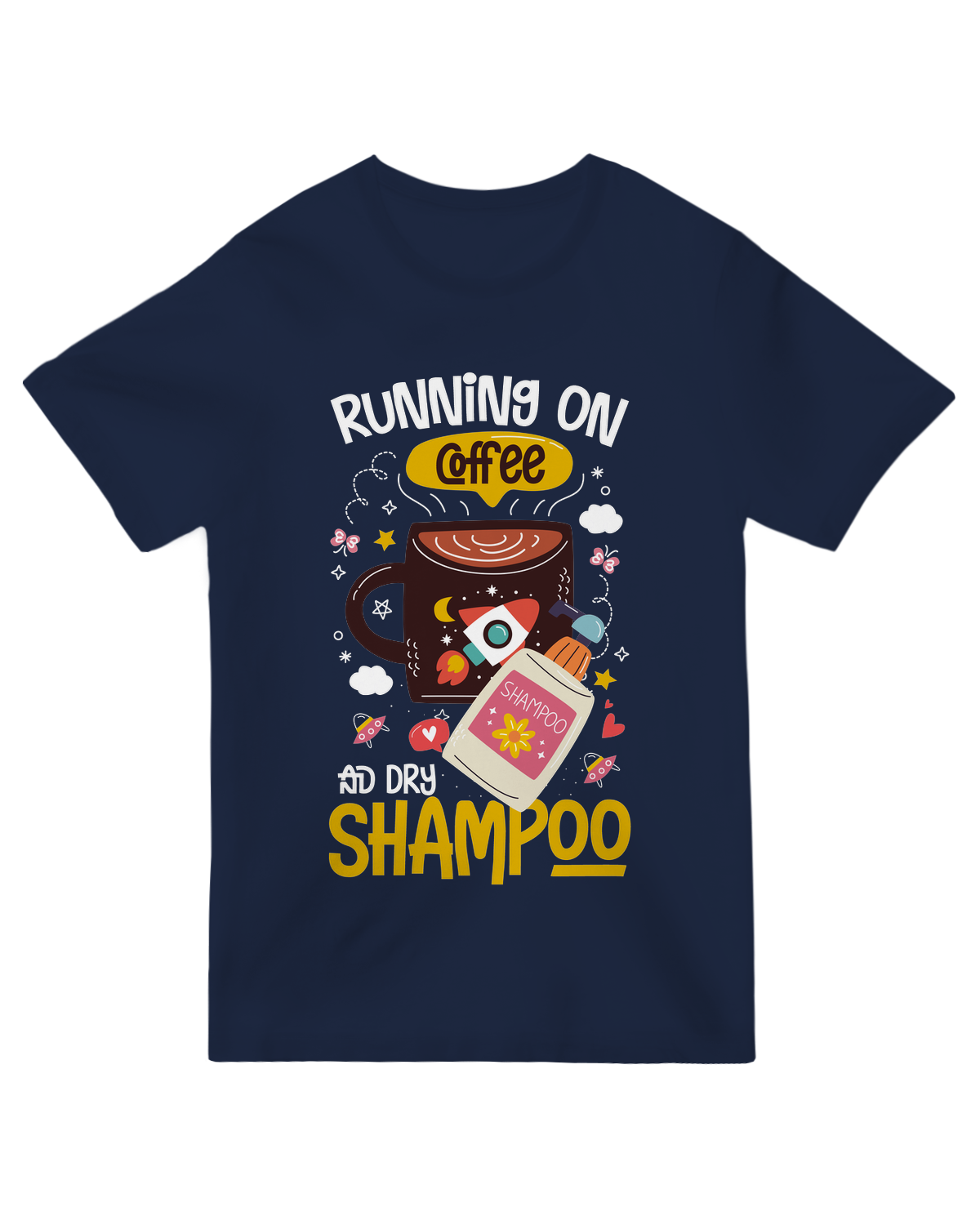 Running on coffee and dry shampoo