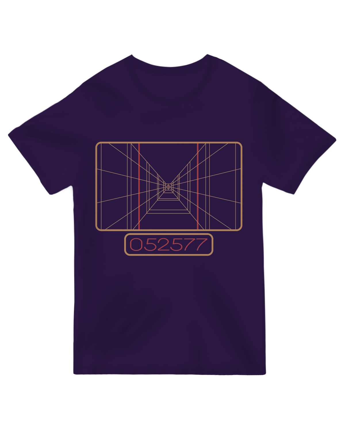 "Black retro t-shirt with 'May 25, 1977' text - vintage film date tee for subtle certain space saga fans"