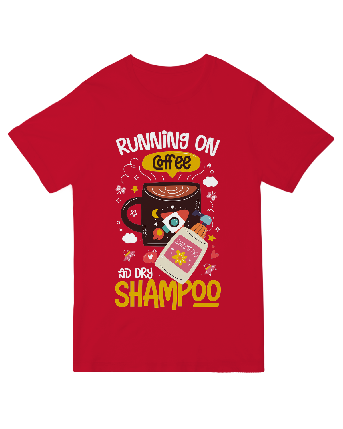 Running on coffee and dry shampoo