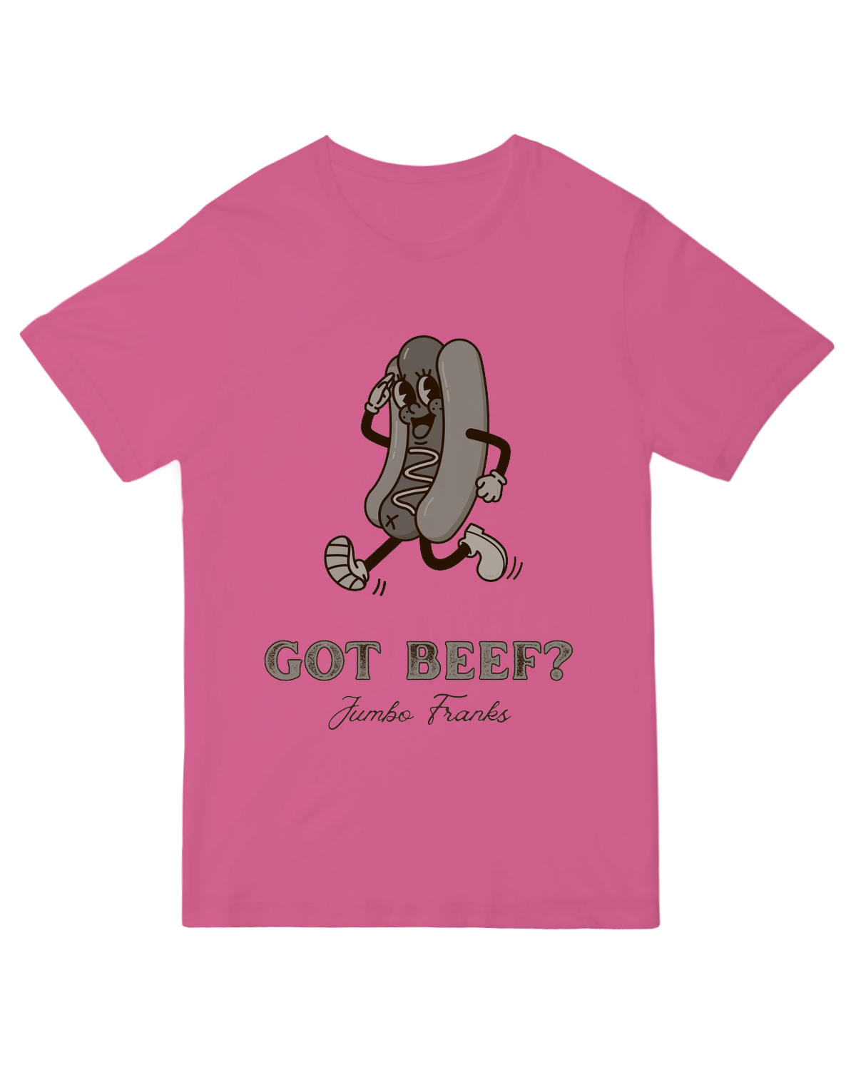 Got Beef Jumbo Franks Grey Tee