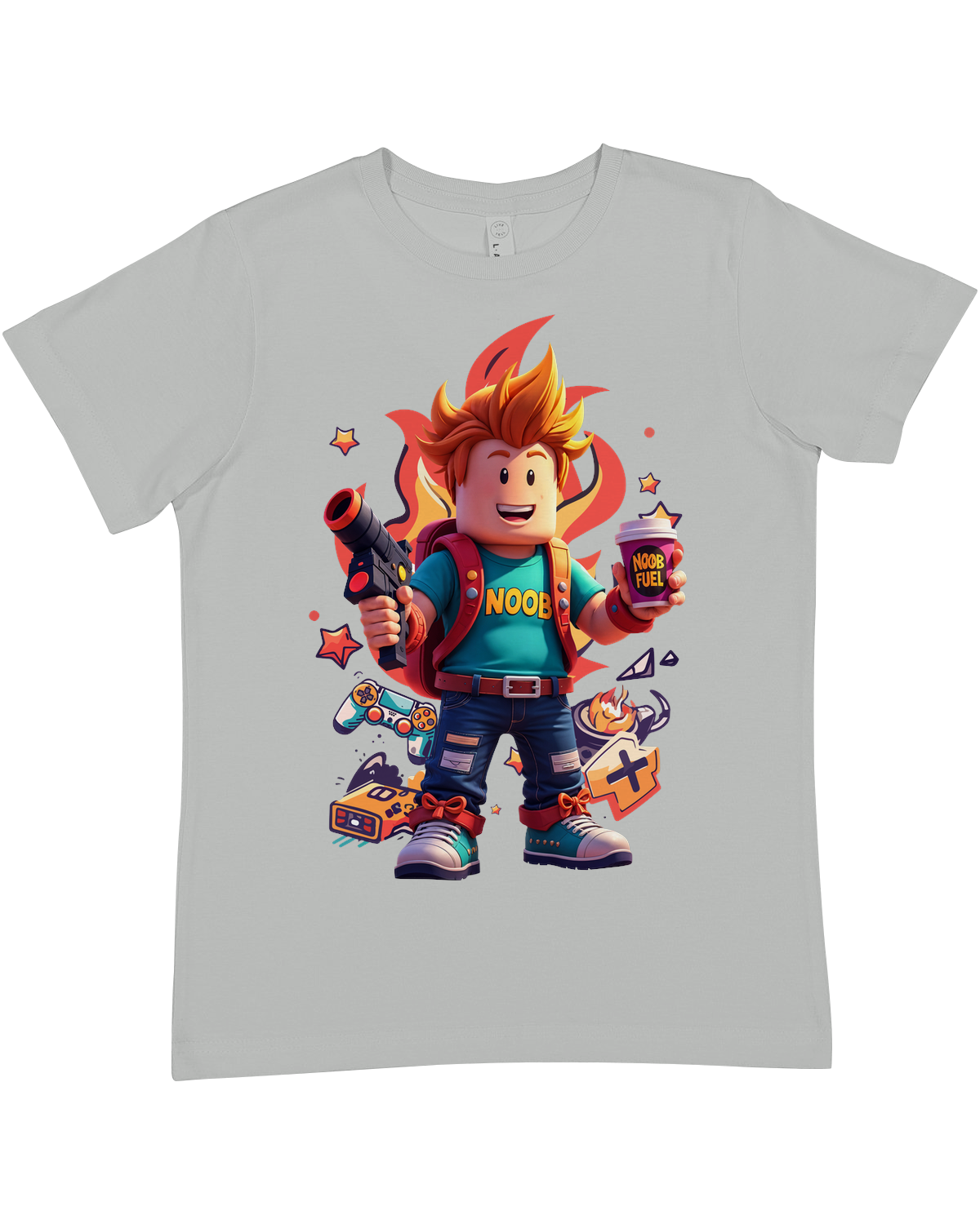 YOUTH ROBLOX NOOB Premium Crewneck Tee