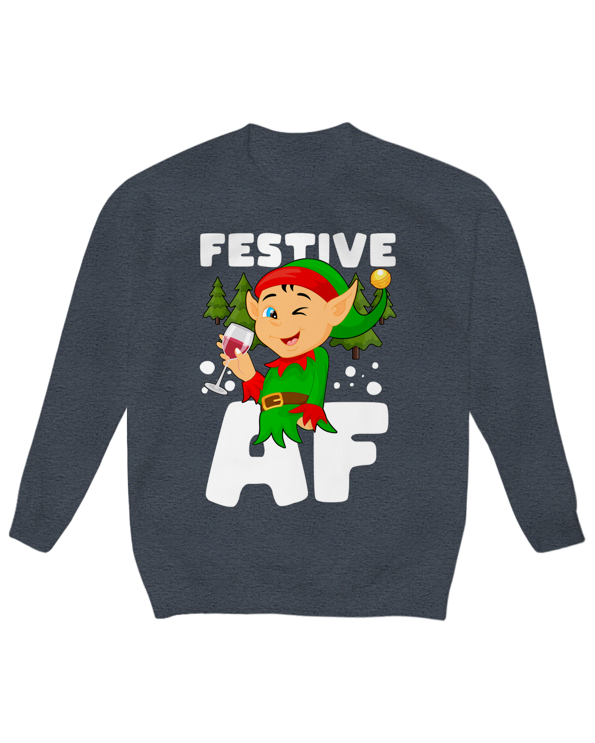 Festive AF Crew Neck Fleece
