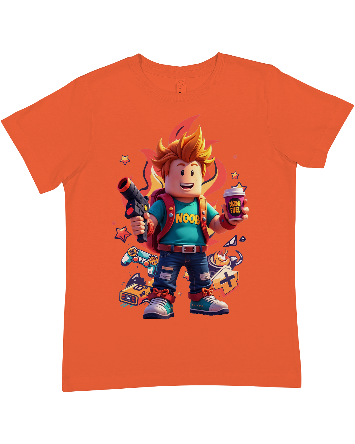 YOUTH ROBLOX NOOB Premium Crewneck Tee