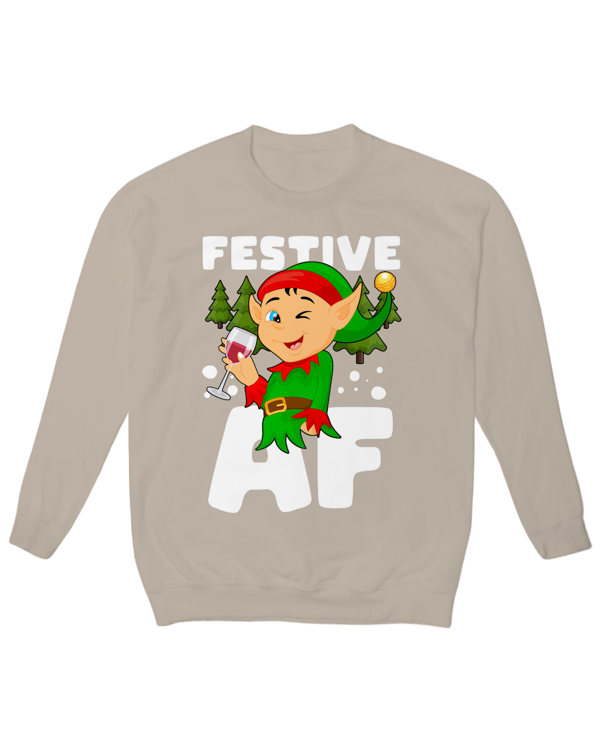 Festive AF Crew Neck Fleece