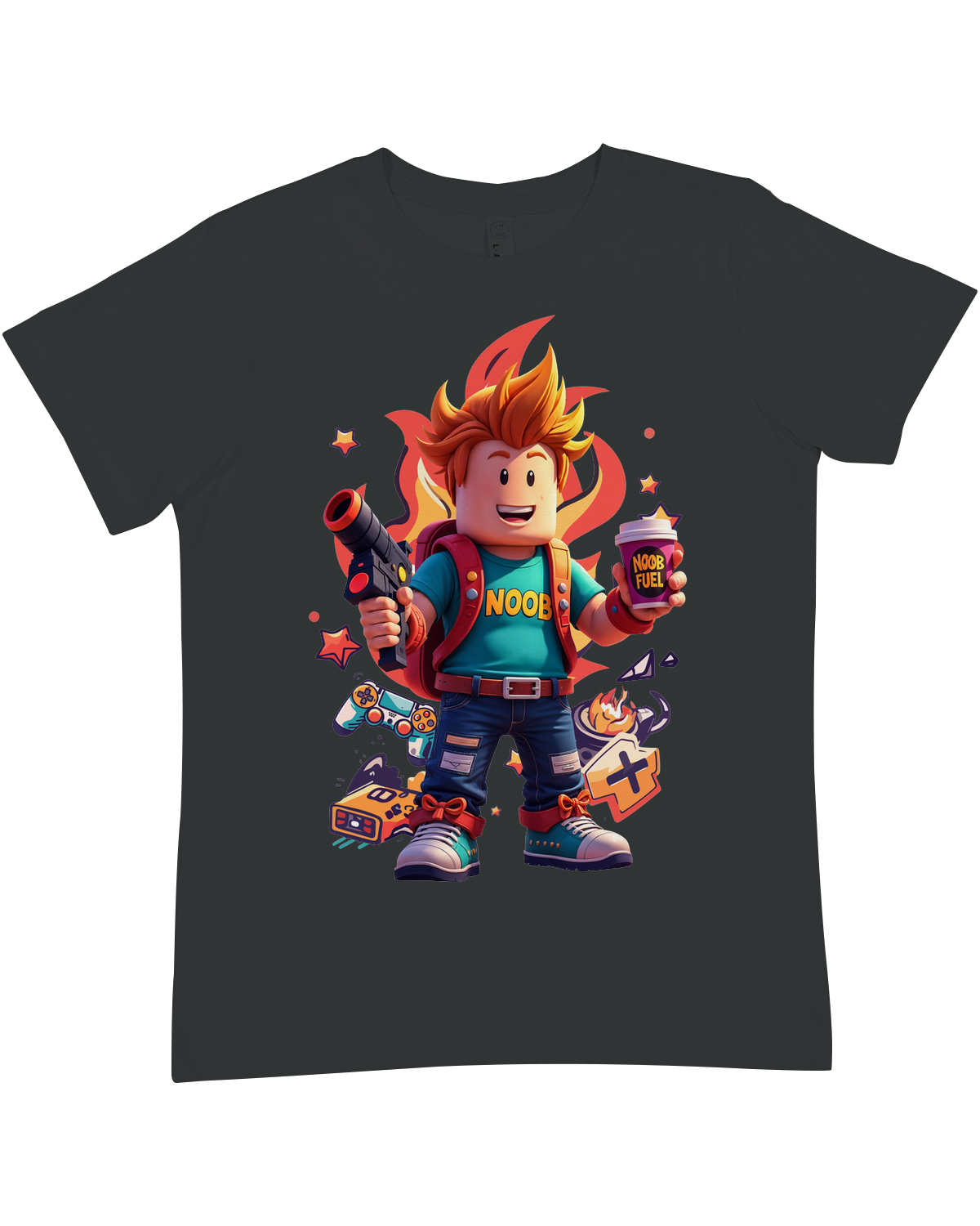 YOUTH ROBLOX NOOB Premium Crewneck Tee