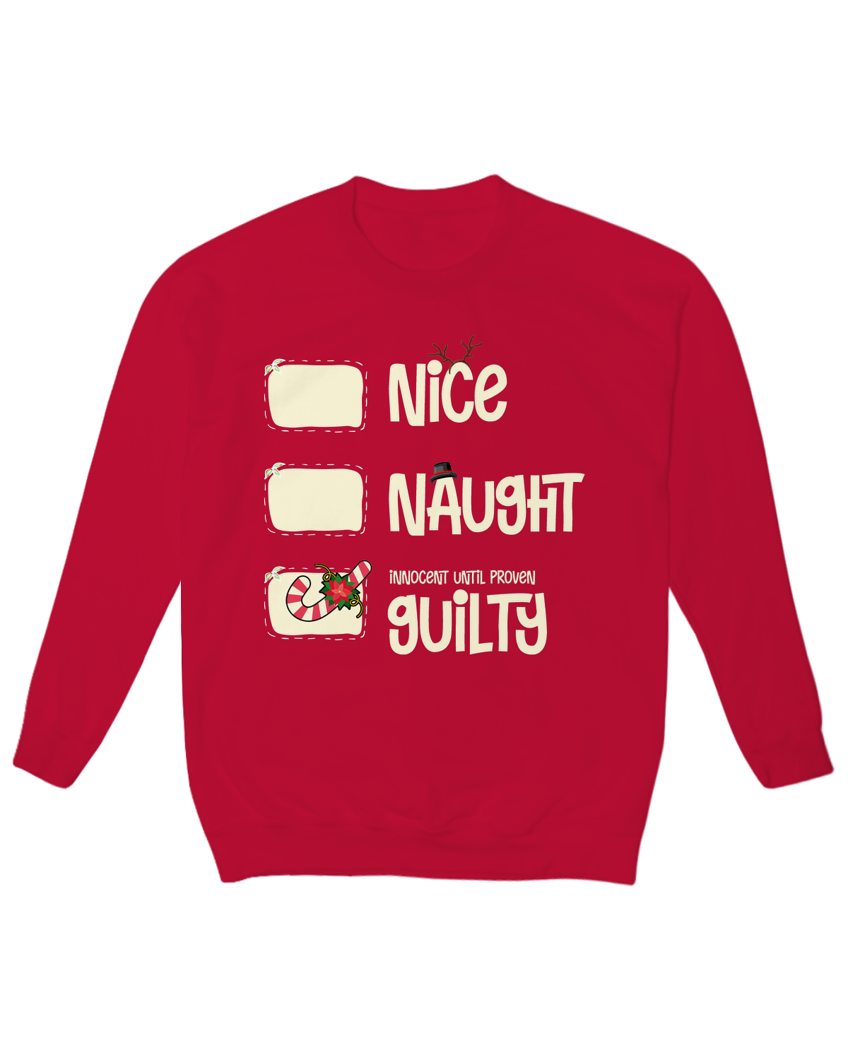 Naughty List Crew Neck Fleece