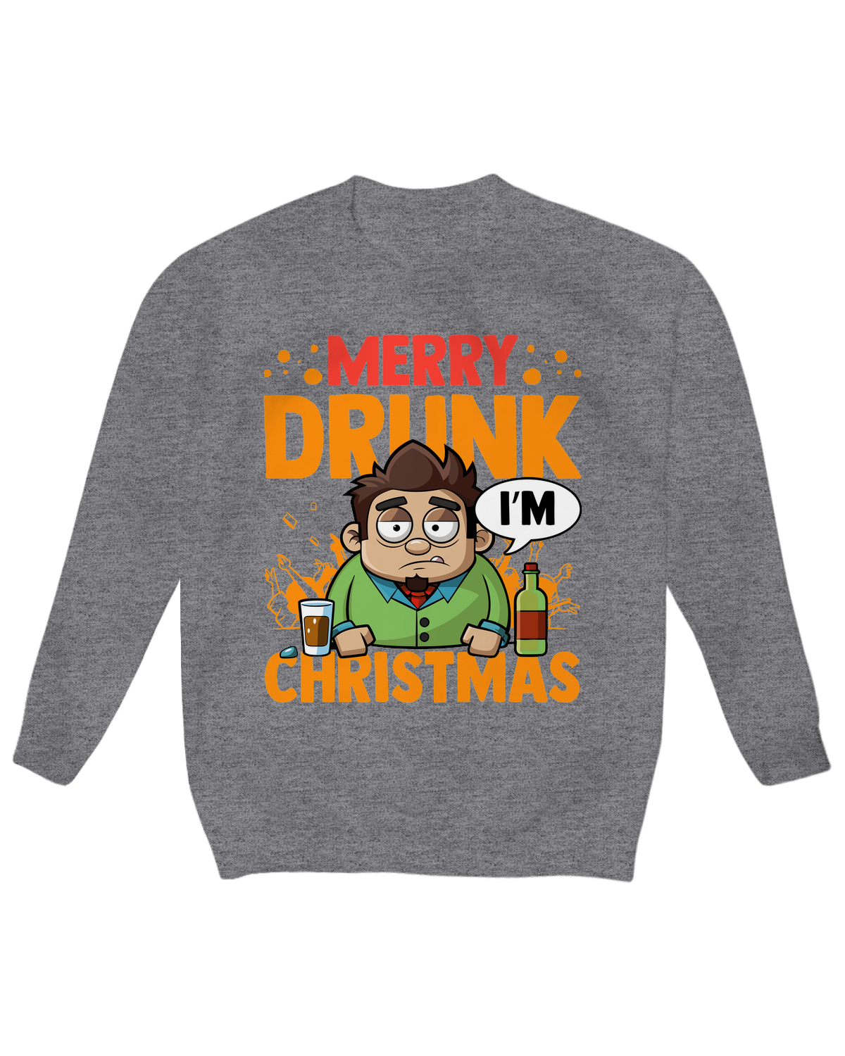 Merry Drunk, I’m Christmas Crew Neck Fleece