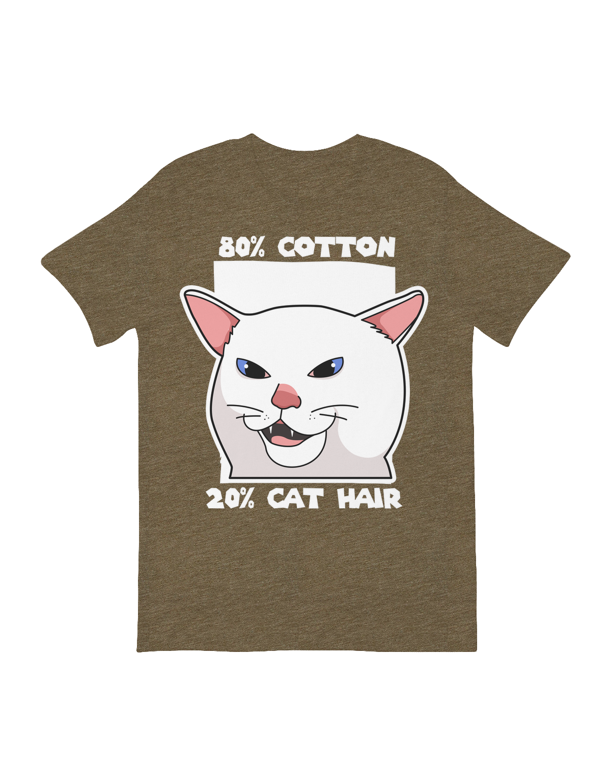 80% Cotton, 20% Cat Hair T-Shirt