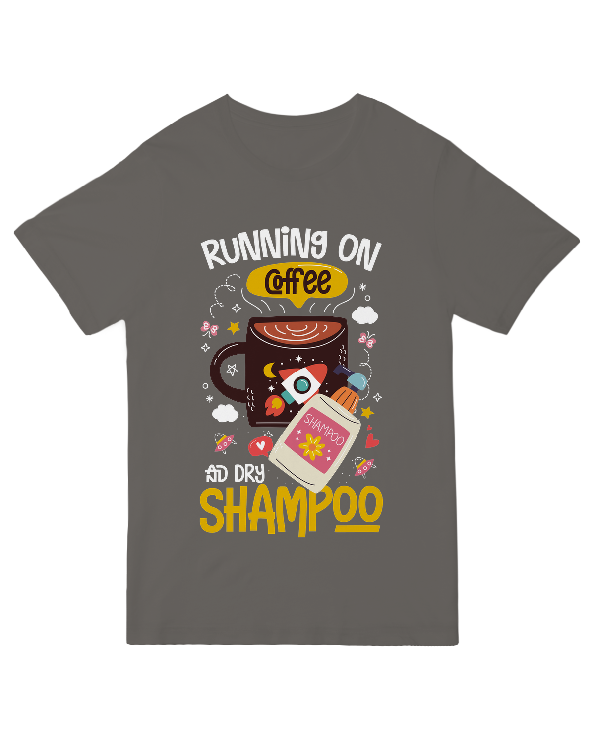 Running on coffee and dry shampoo