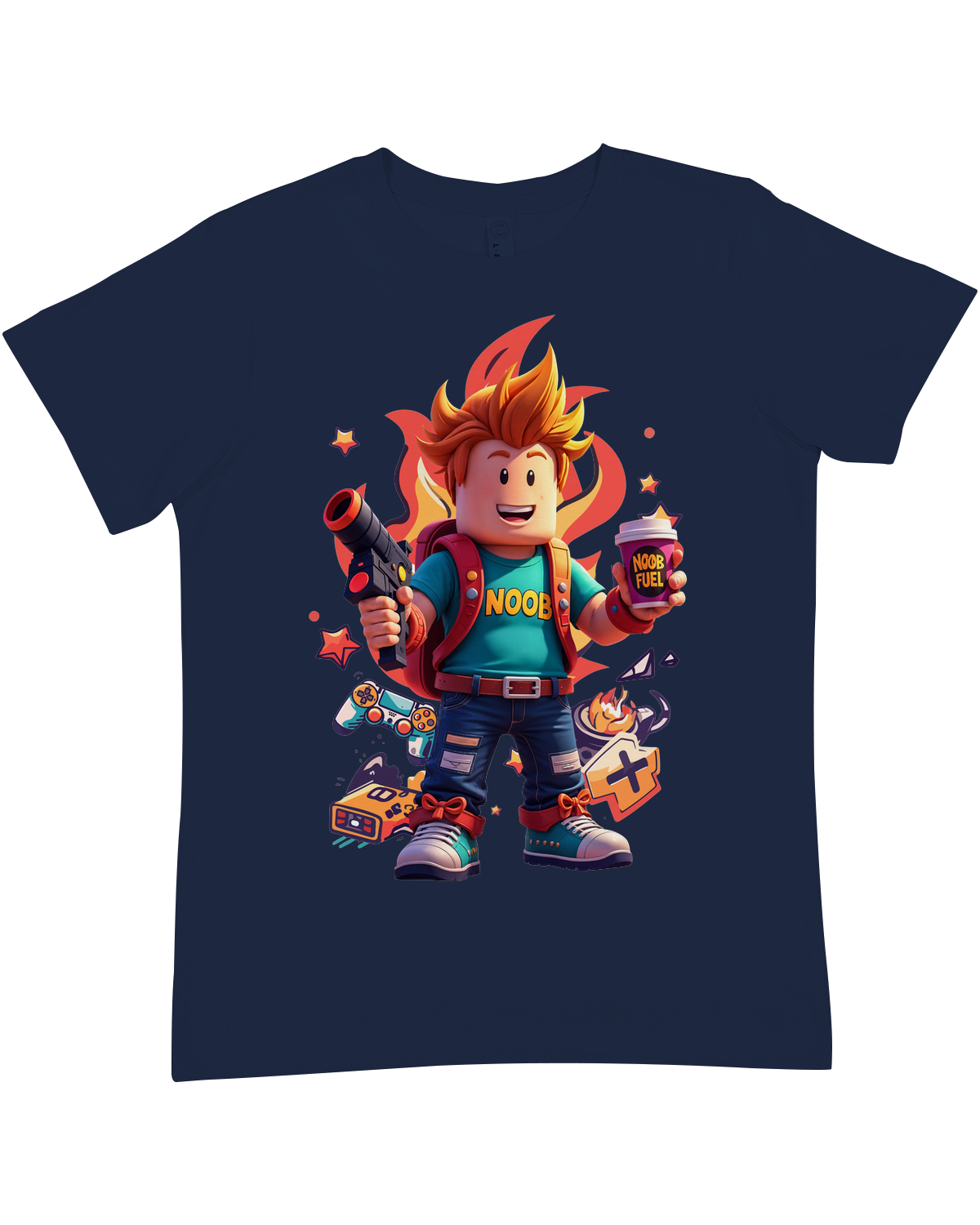 YOUTH ROBLOX NOOB Premium Crewneck Tee