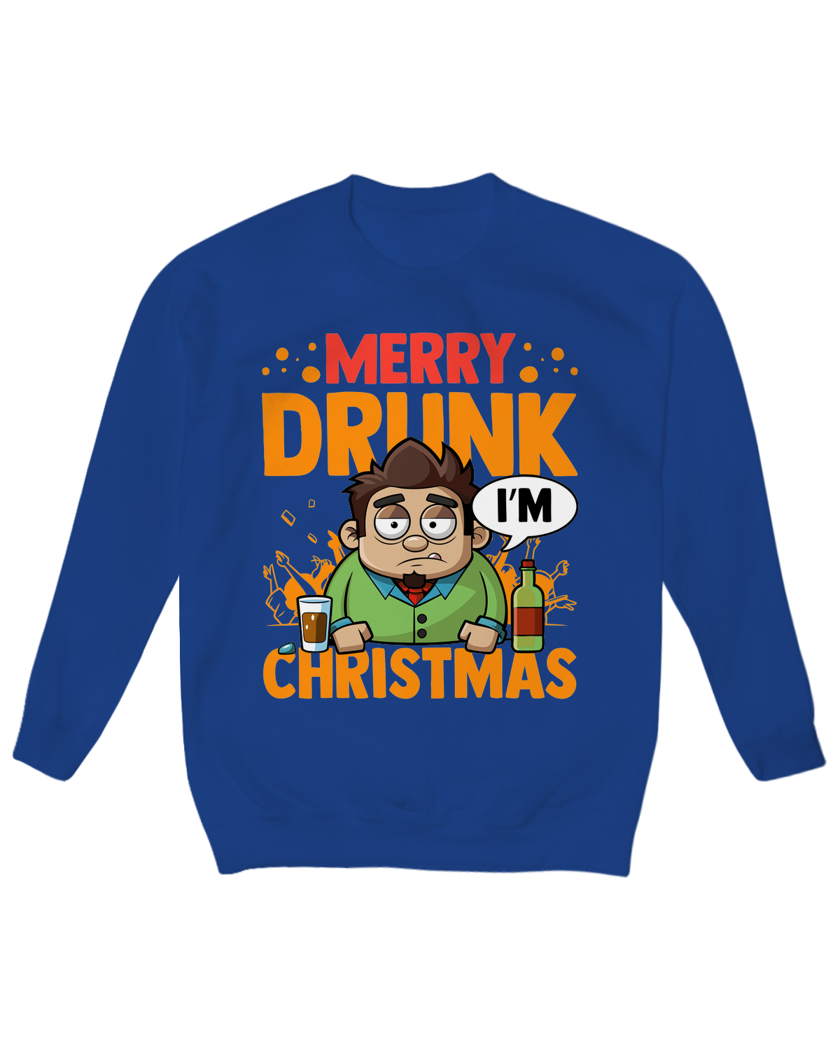 Merry Drunk, I’m Christmas Crew Neck Fleece