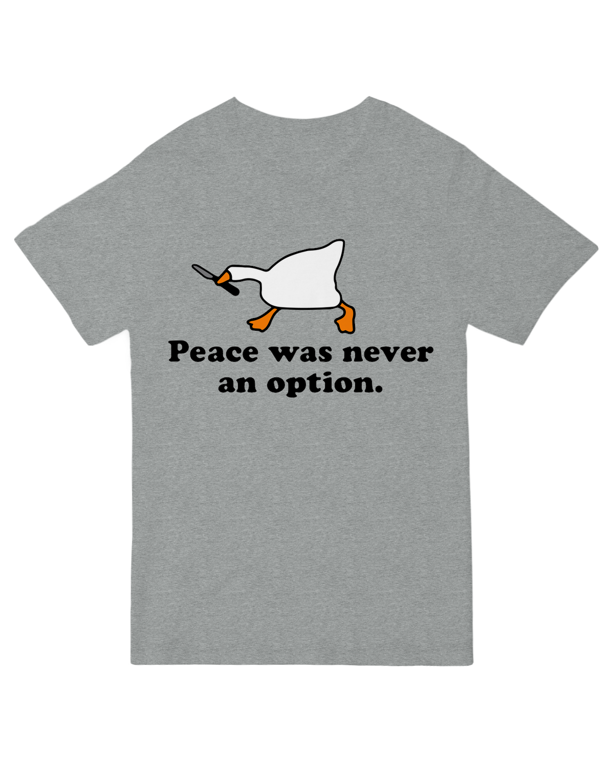 Peace was never an option.