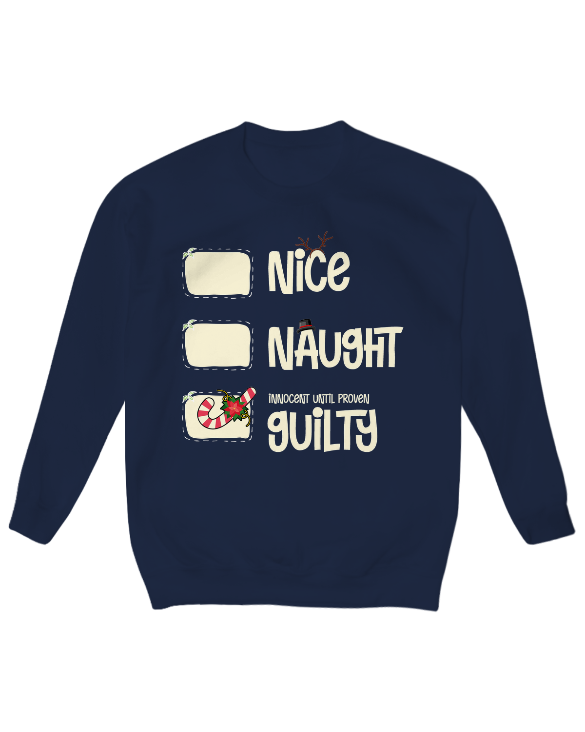 Naughty List Crew Neck Fleece