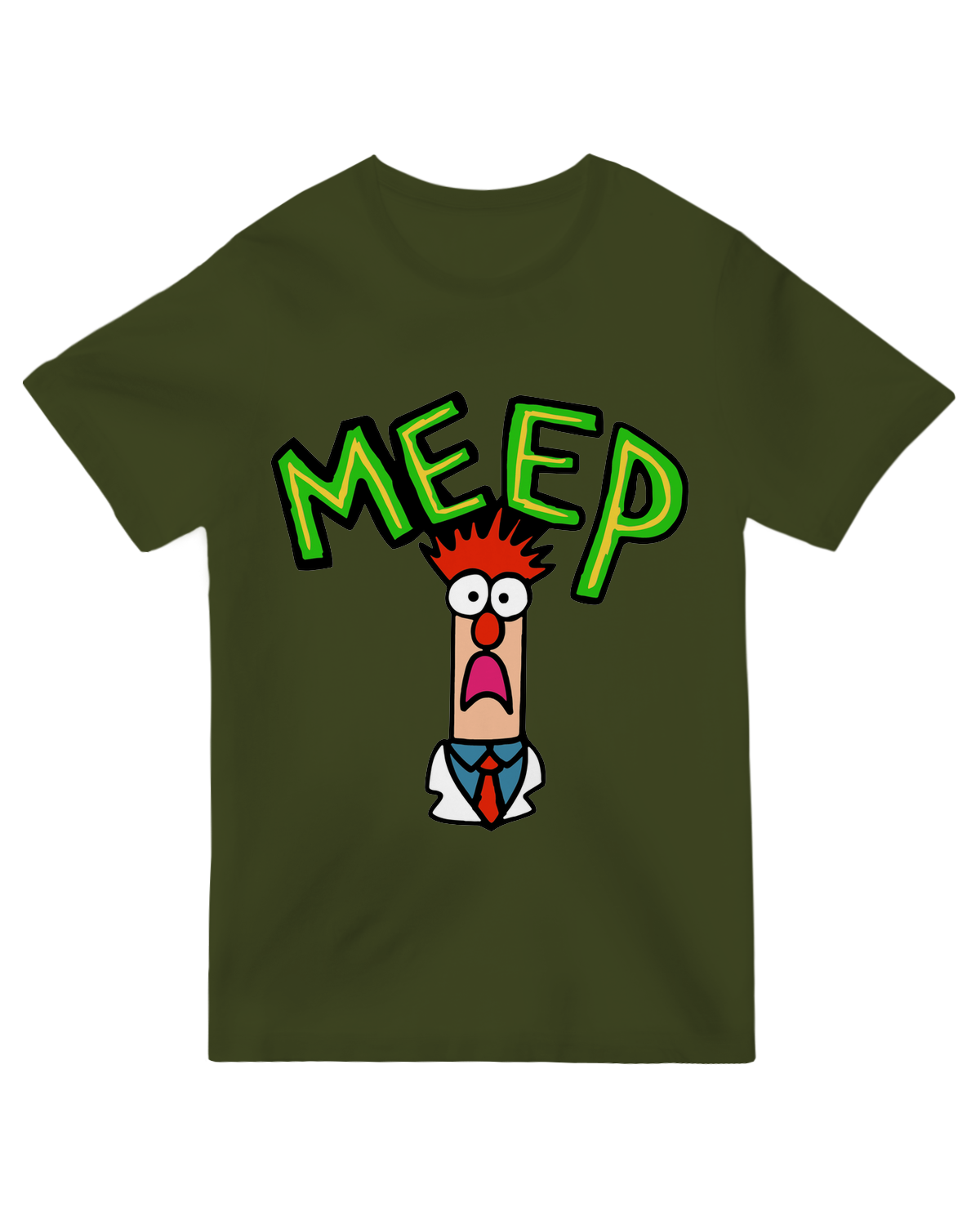 Meep muppet beaker