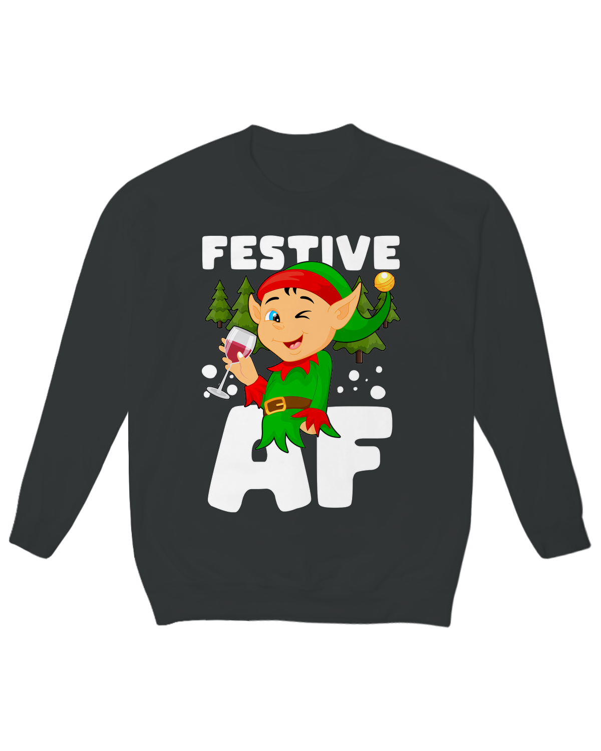 Festive AF Crew Neck Fleece