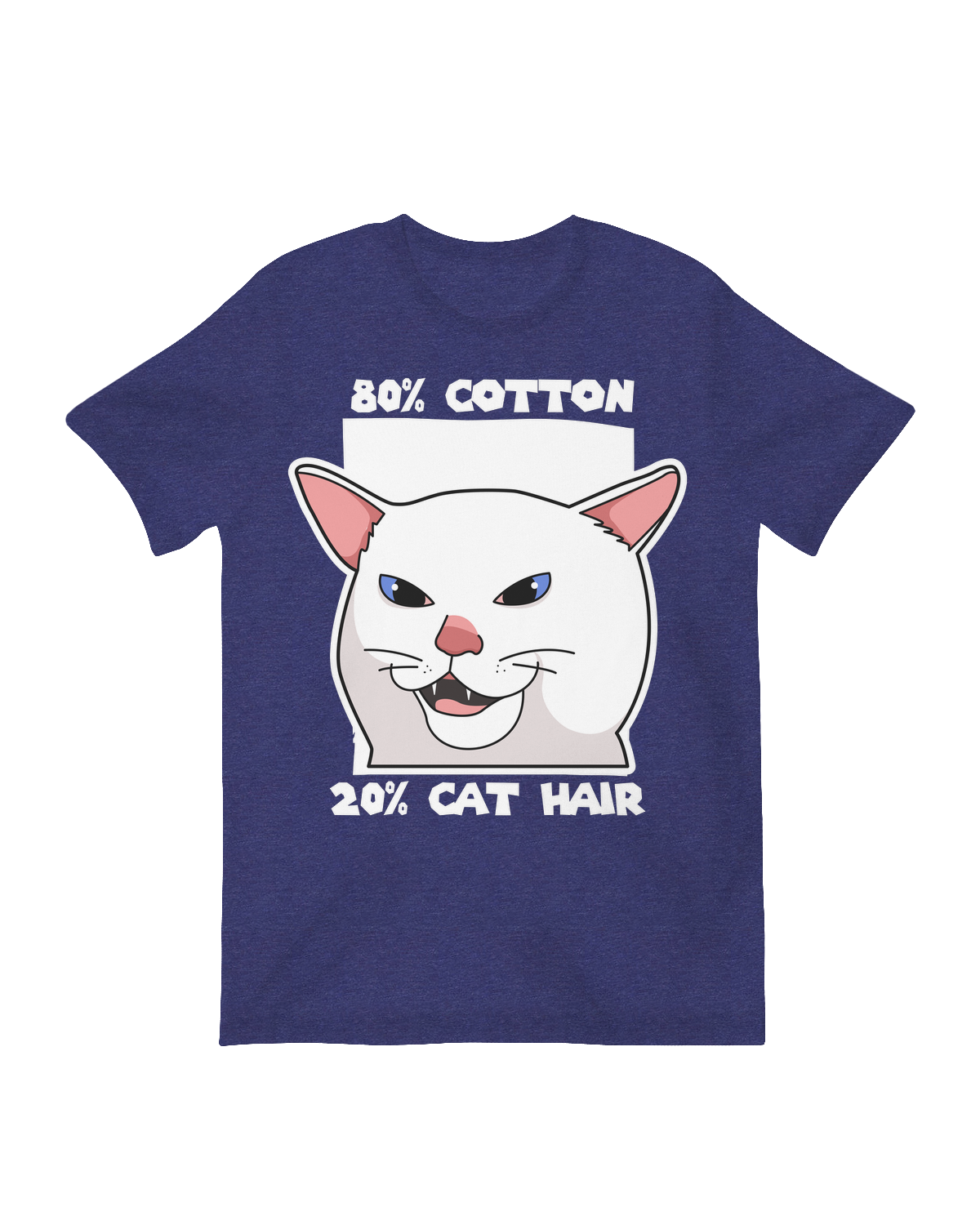 80% Cotton, 20% Cat Hair T-Shirt