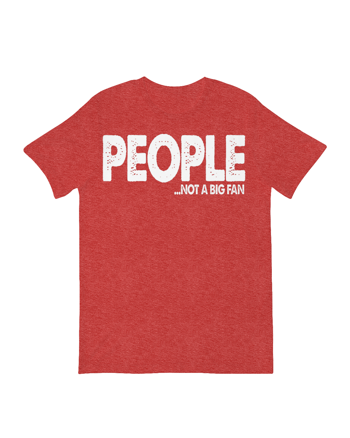 People not a big fan