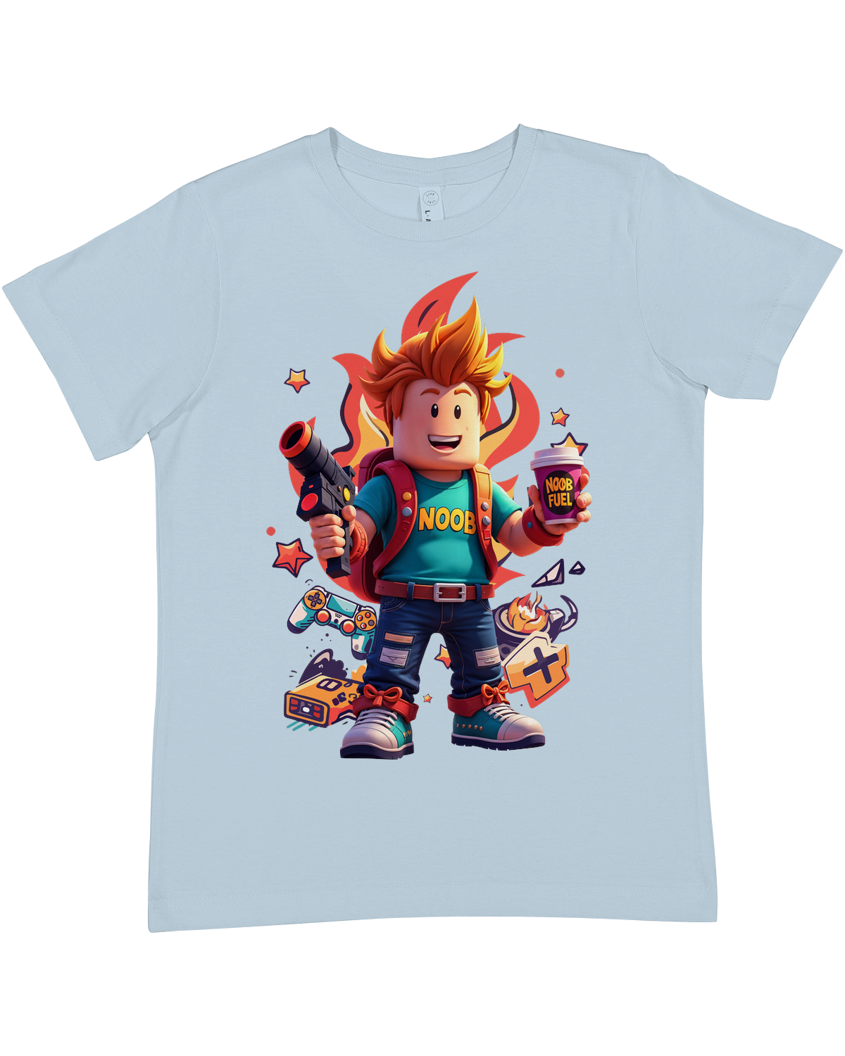 YOUTH ROBLOX NOOB Premium Crewneck Tee