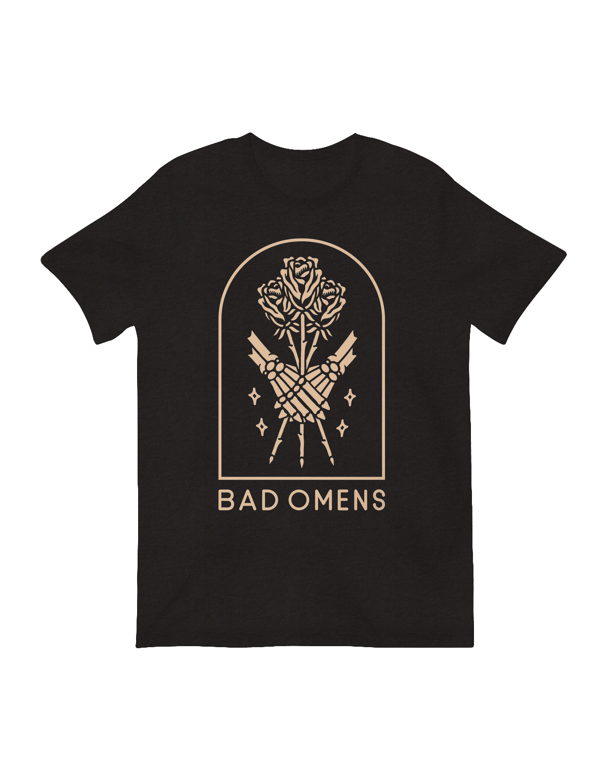 Bad Omens Skeletons Holding Roses gothic romance art print