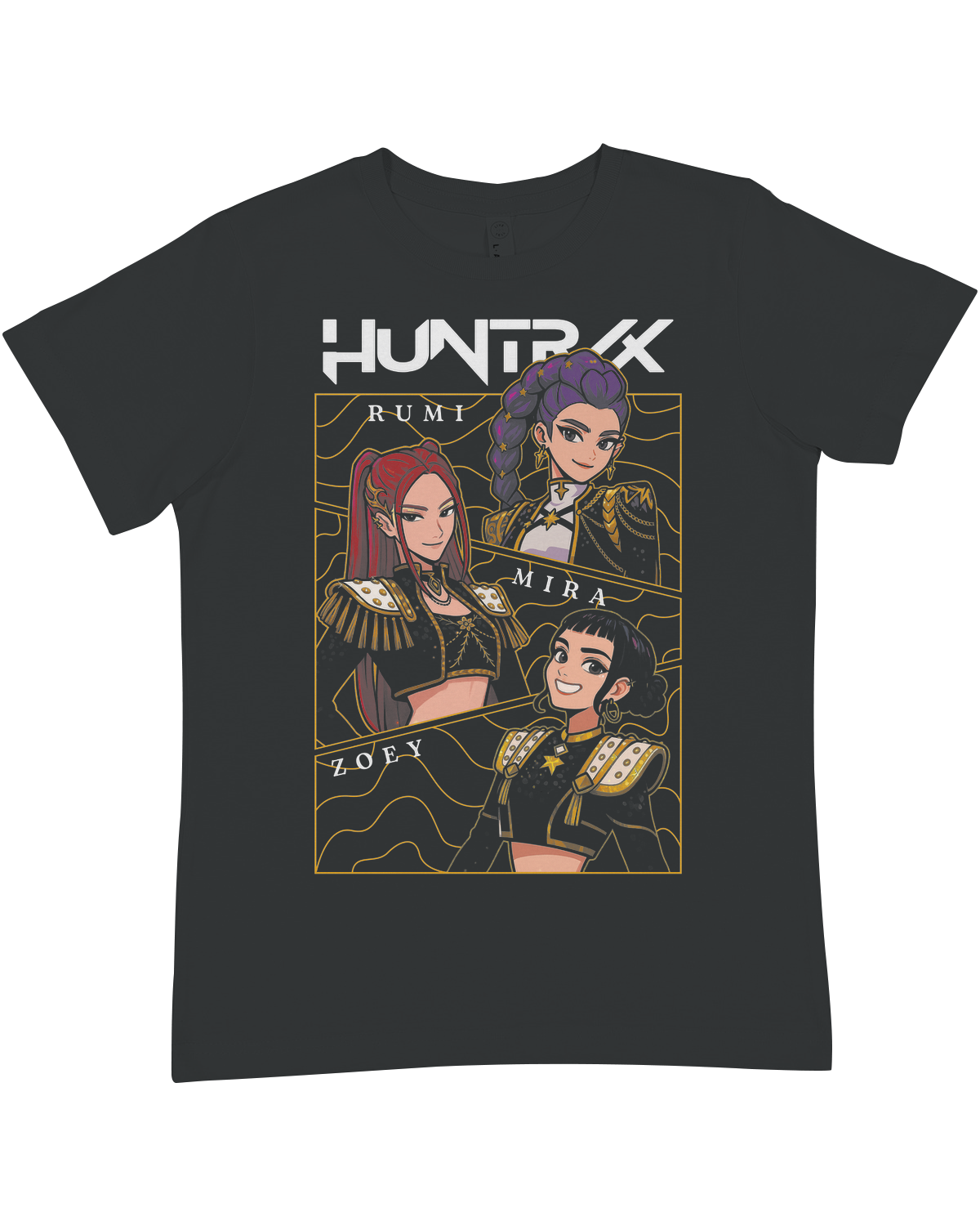 Close-up of youth scratching off silver panel to reveal hidden design elements