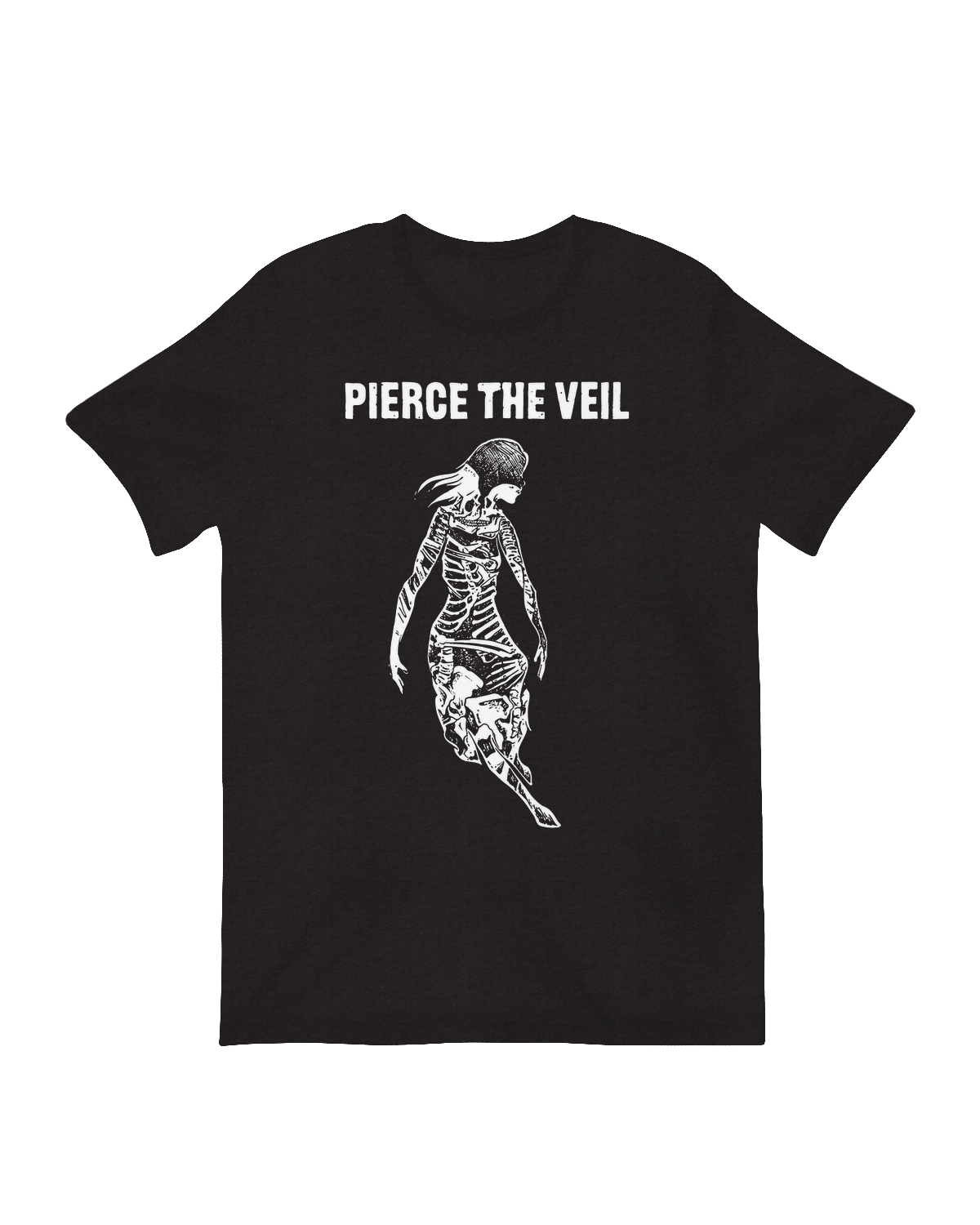 Emo music merchandise skeleton collision wall art