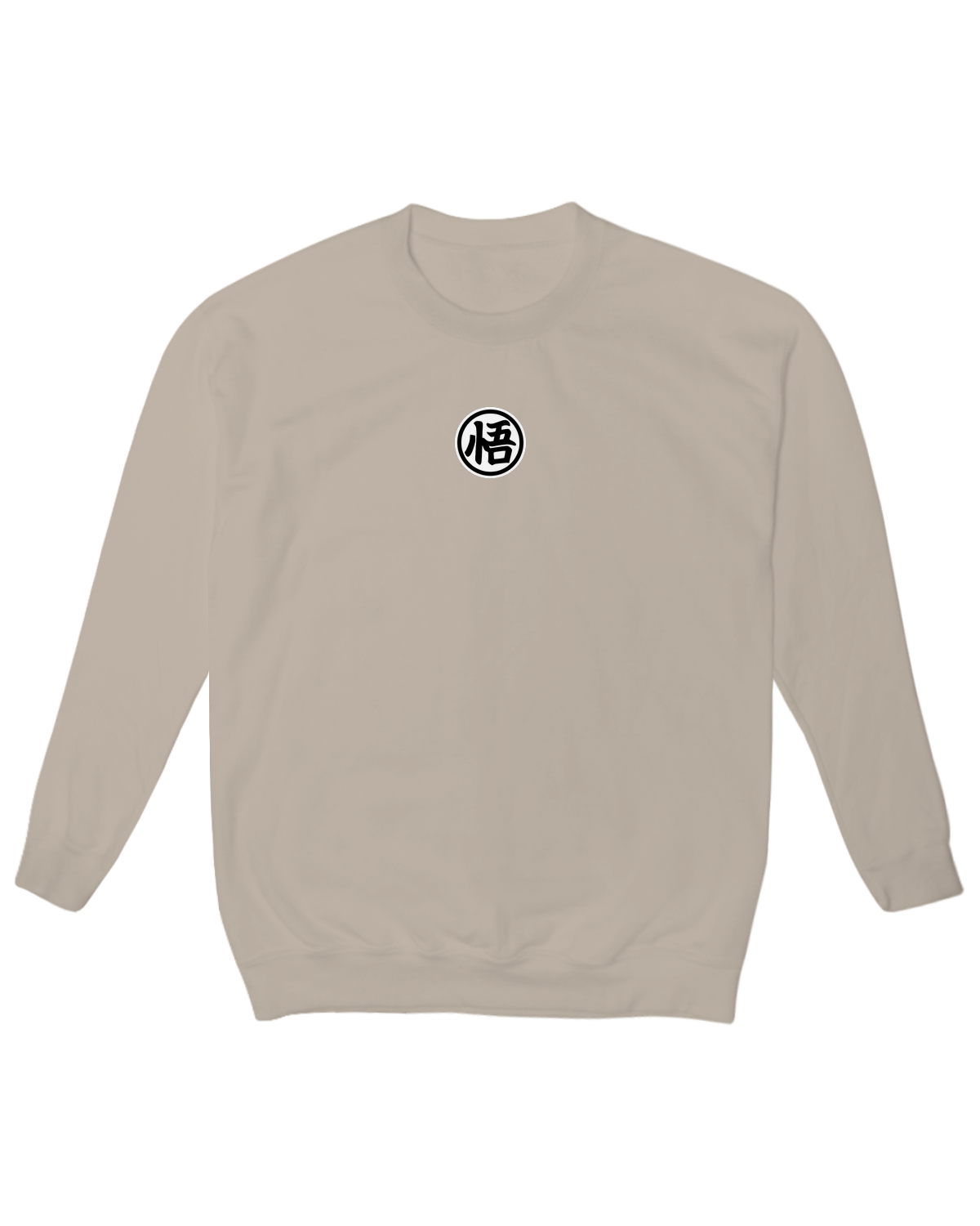 DBZ crew neck sweatshirt in black with Saiyan pride graphic – Dragon Ball Z anime streetwear