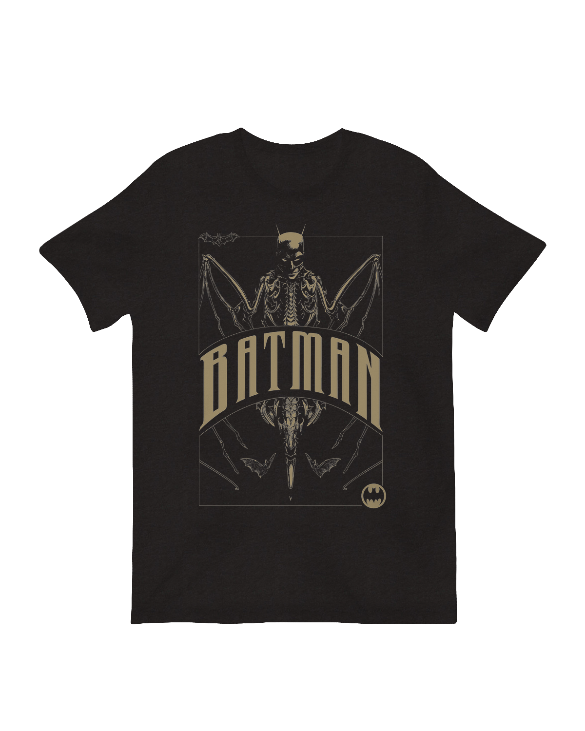 Skeletal Dark Knight superhero wall decor