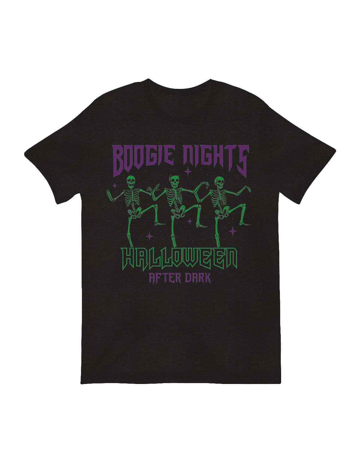 Spooky dance party skeletal celebration artwork