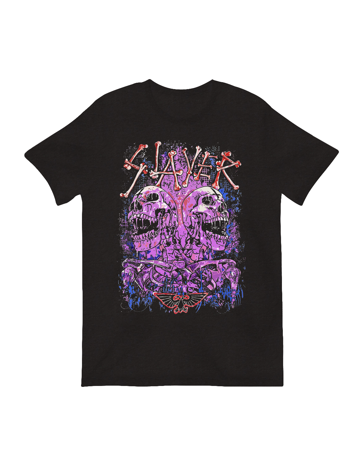 Thrash metal band merchandise skeleton wall art