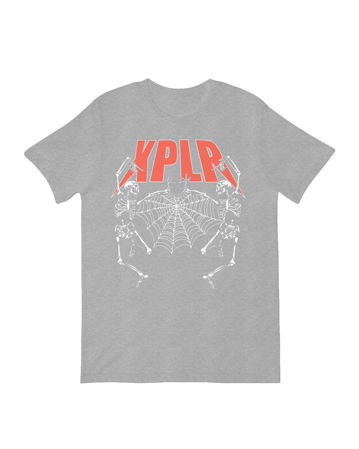 Two skeletons dancing vibrant positive vibes decor