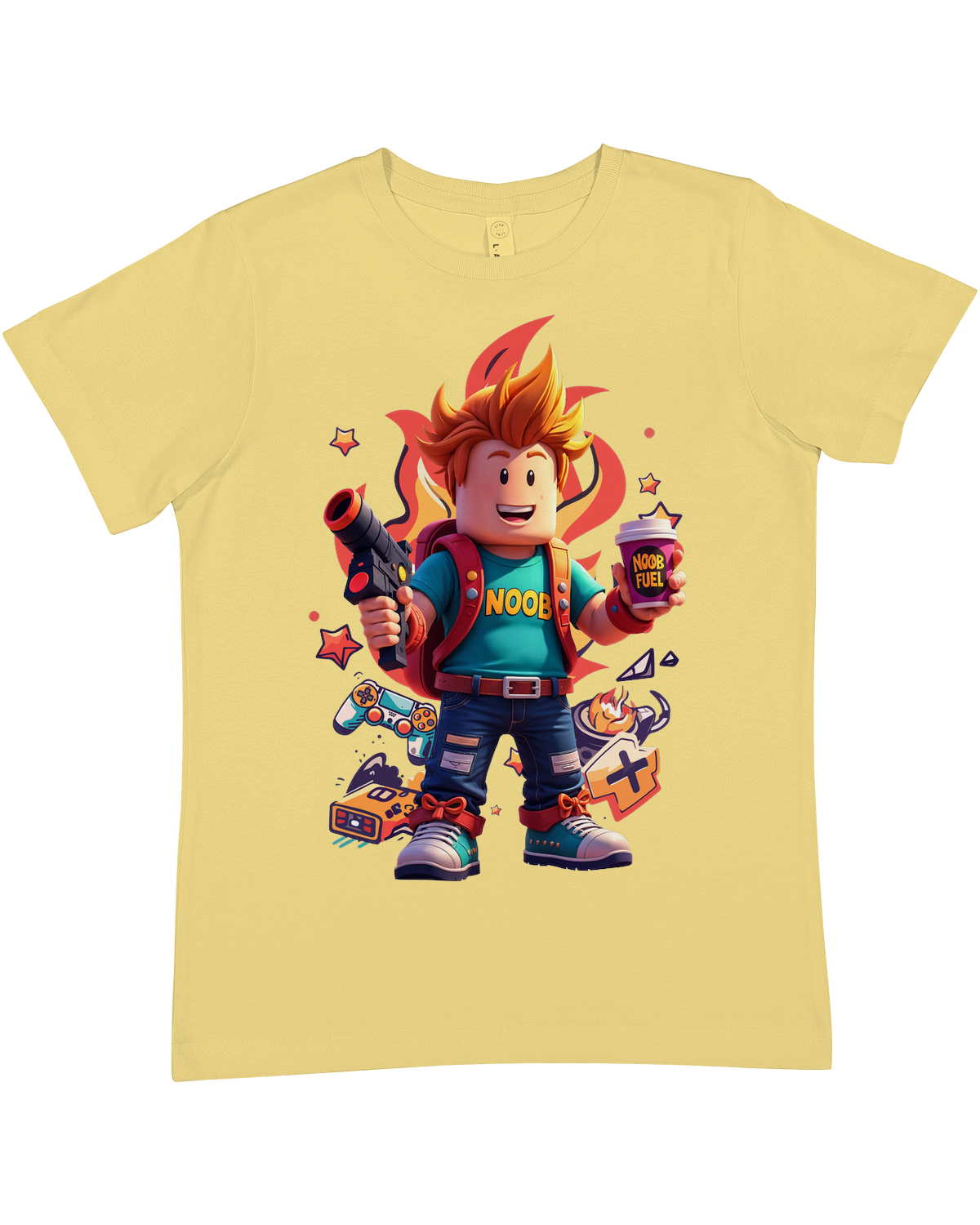 YOUTH ROBLOX NOOB Premium Crewneck Tee