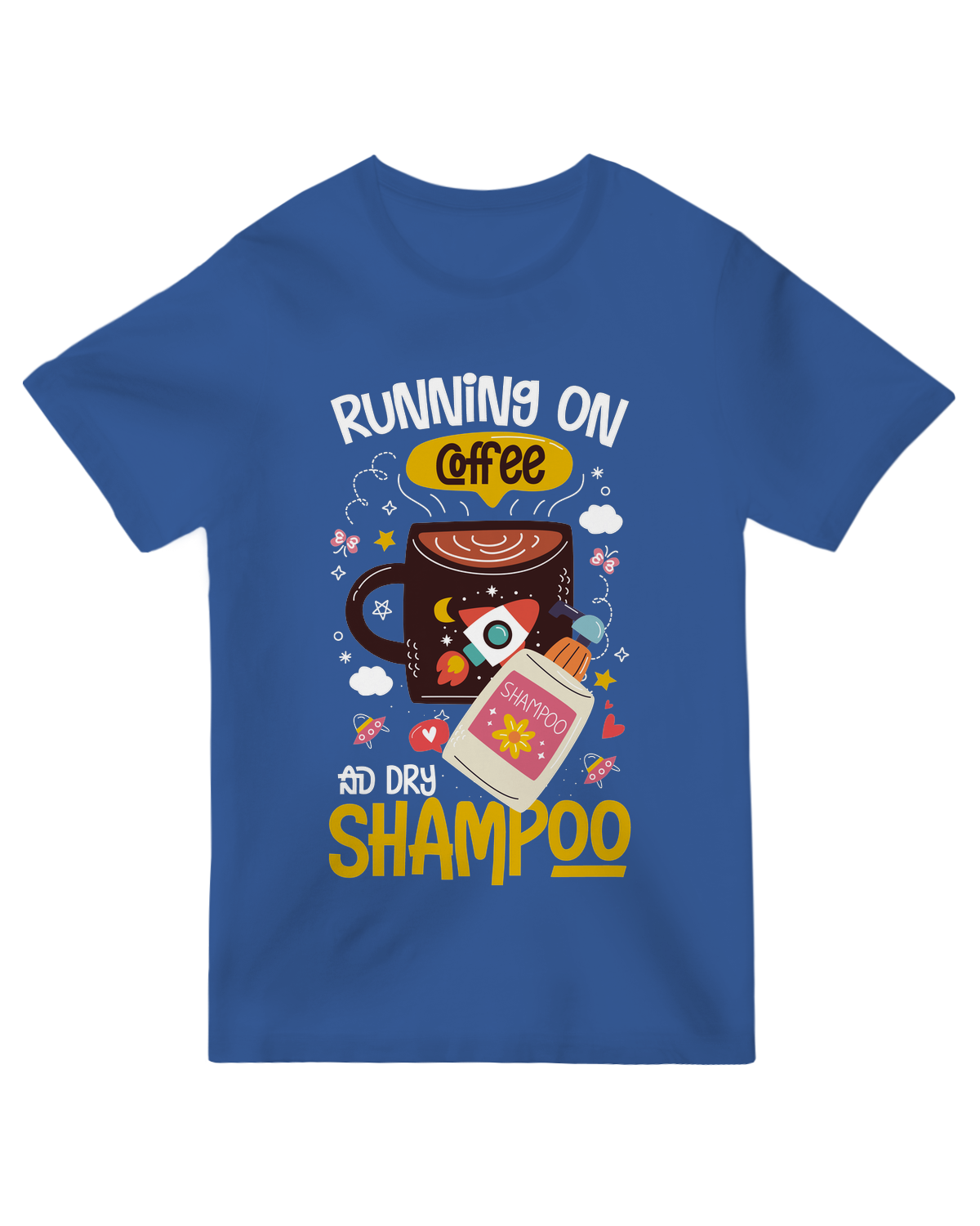 Running on coffee and dry shampoo