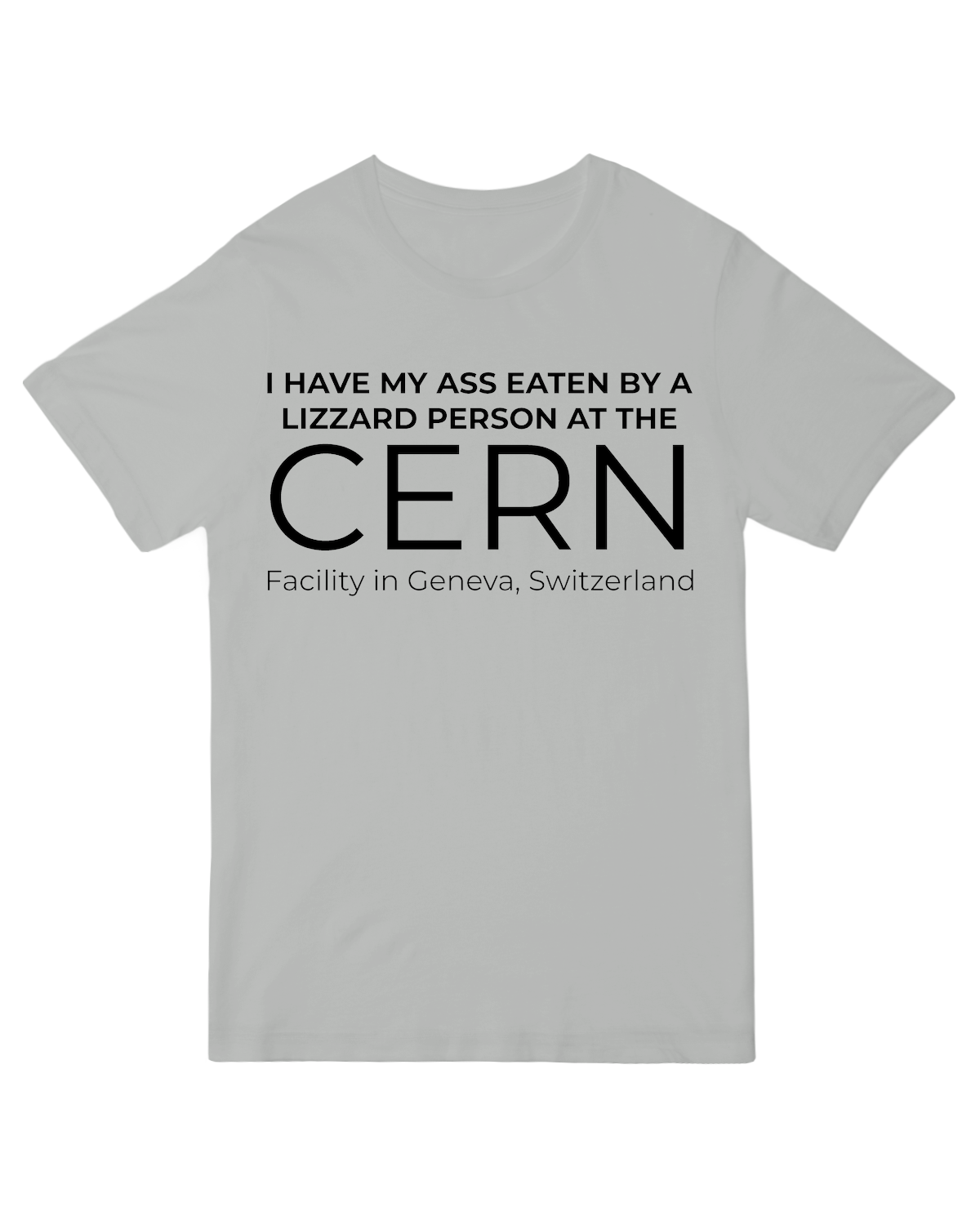 Funny "lizard ate my ass" graphic tee – cartoon reptile attack design on soft cotton