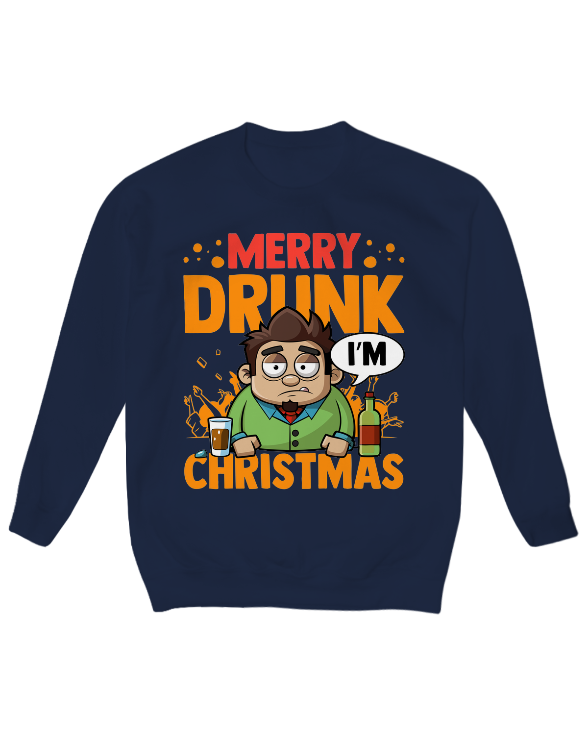 Merry Drunk, I’m Christmas Crew Neck Fleece