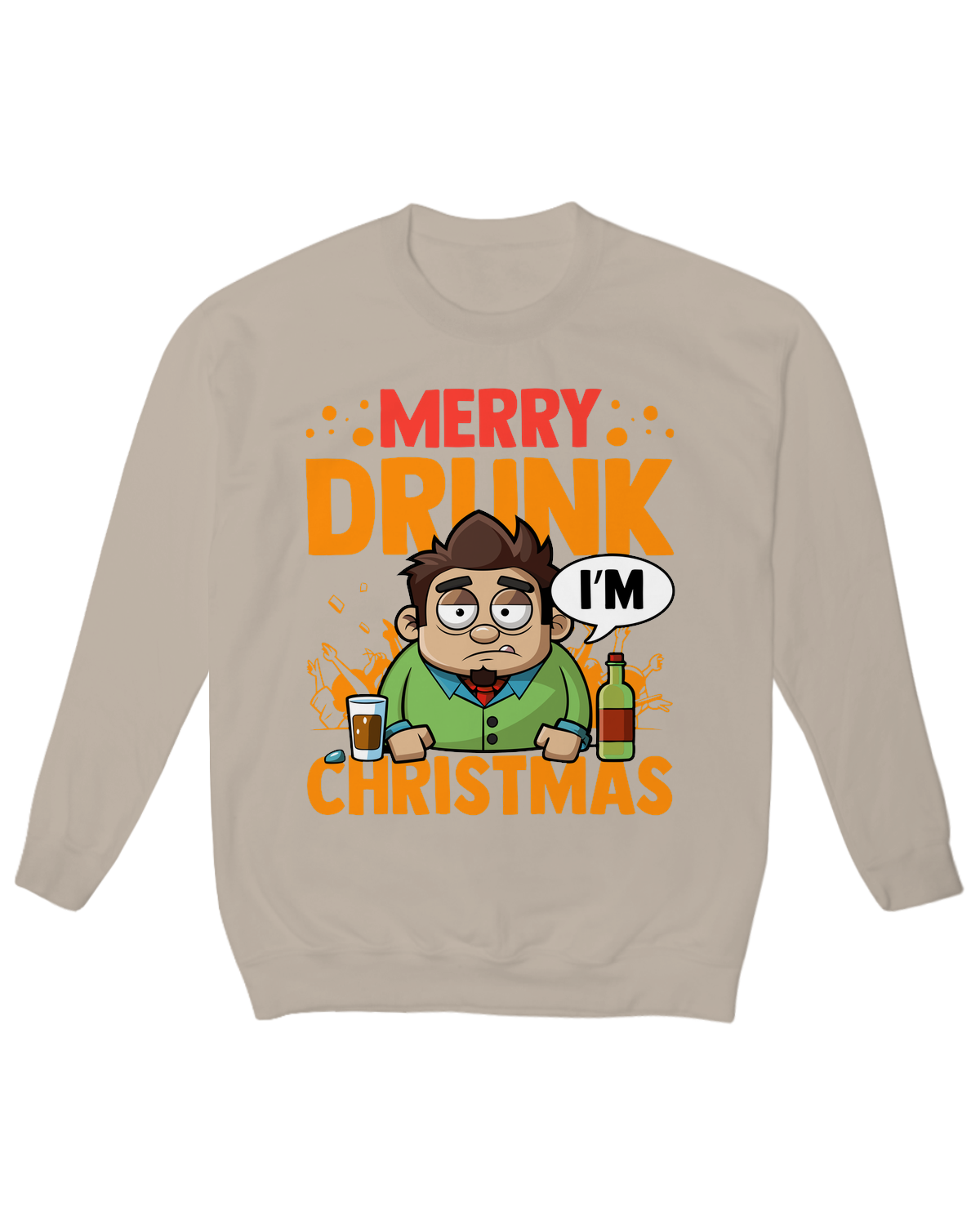Merry Drunk, I’m Christmas Crew Neck Fleece
