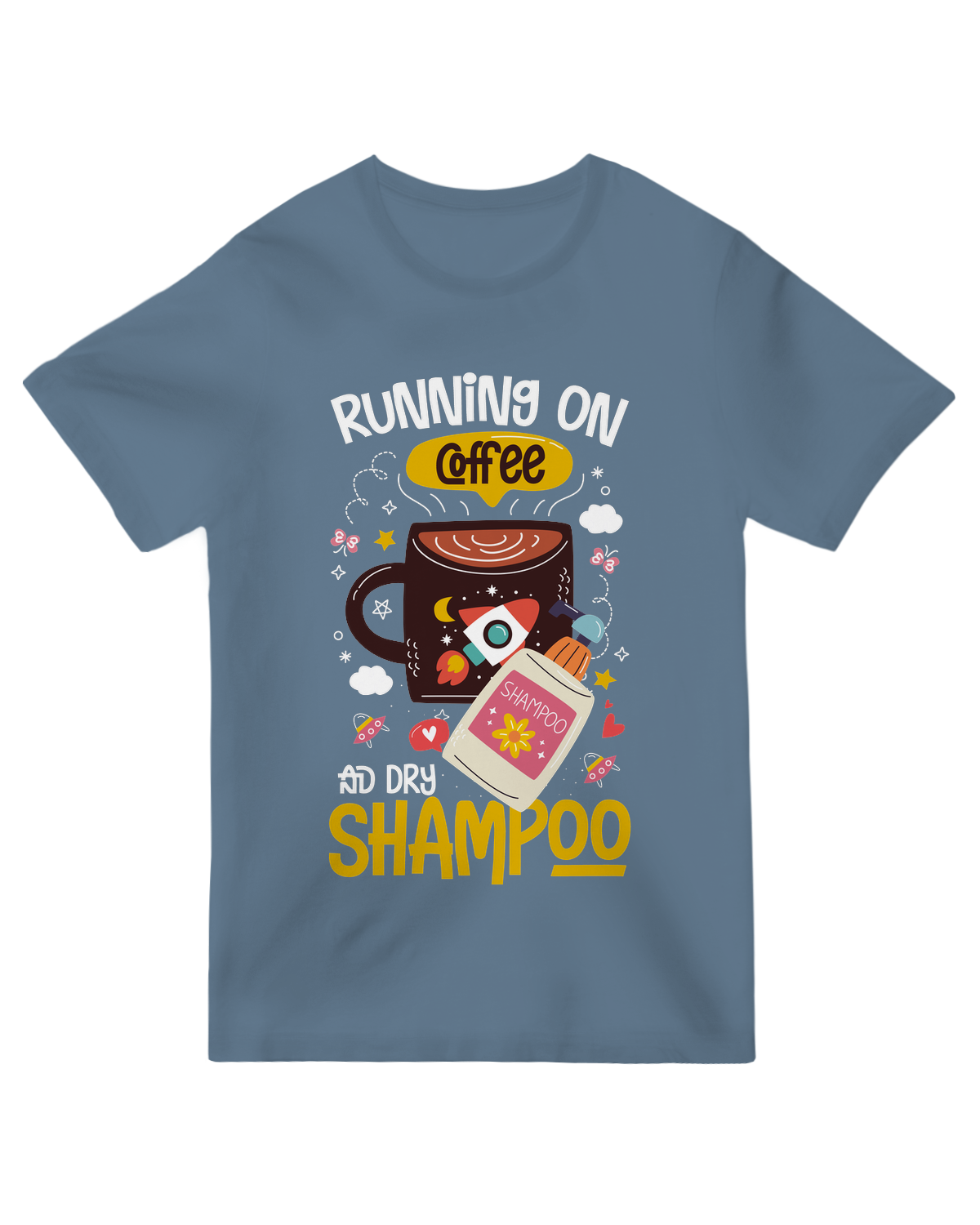 Running on coffee and dry shampoo