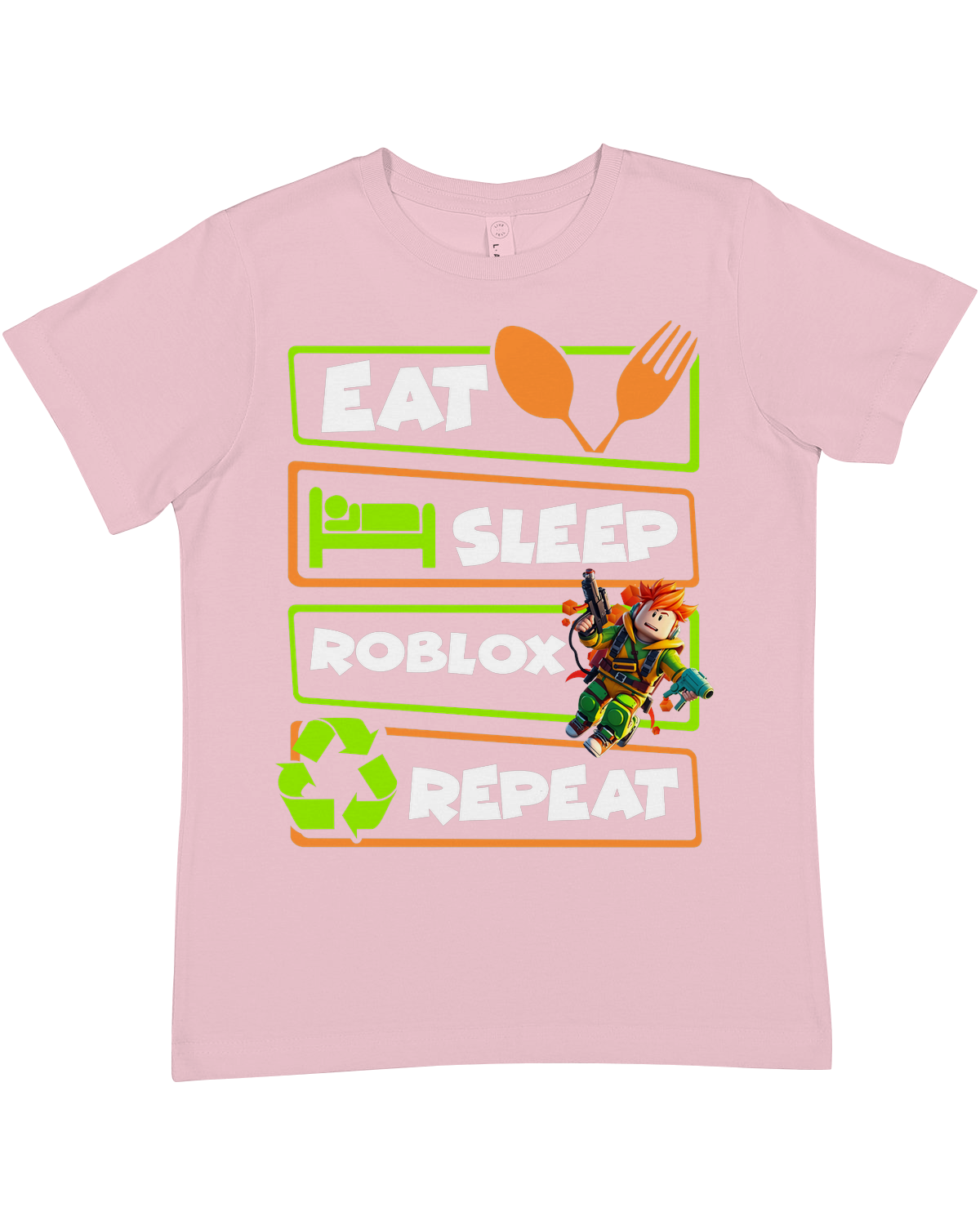 YOUTH Eat Sleep Roblox Premium Crewneck Tee