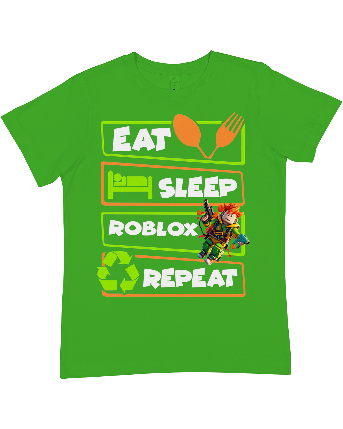 YOUTH Eat Sleep Roblox Premium Crewneck Tee