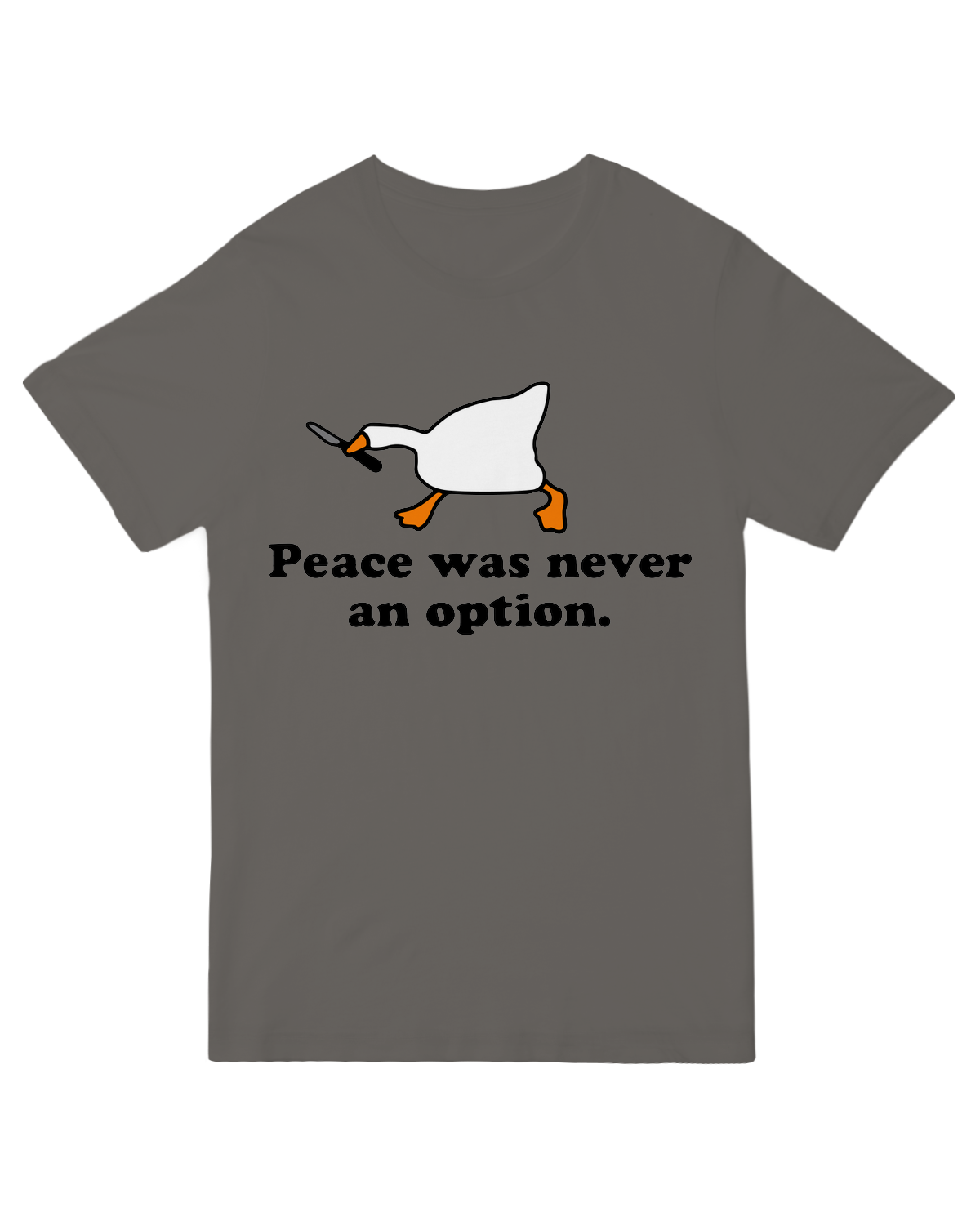 Peace was never an option.