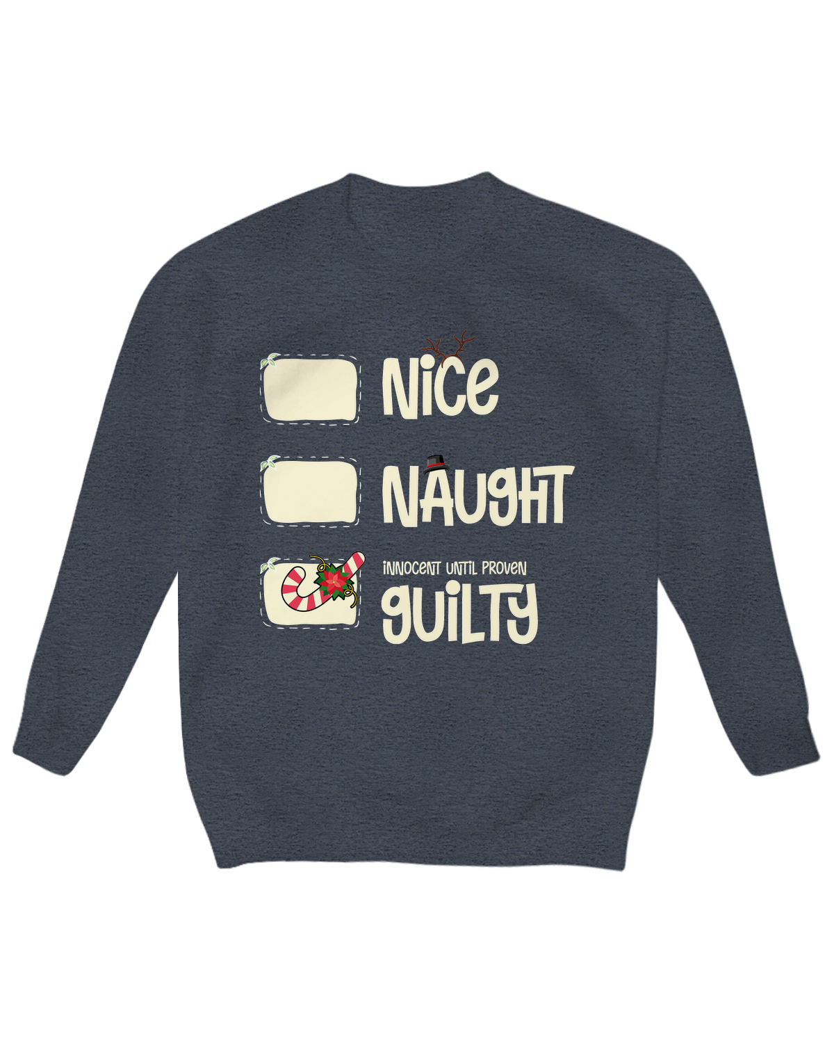Naughty List Crew Neck Fleece