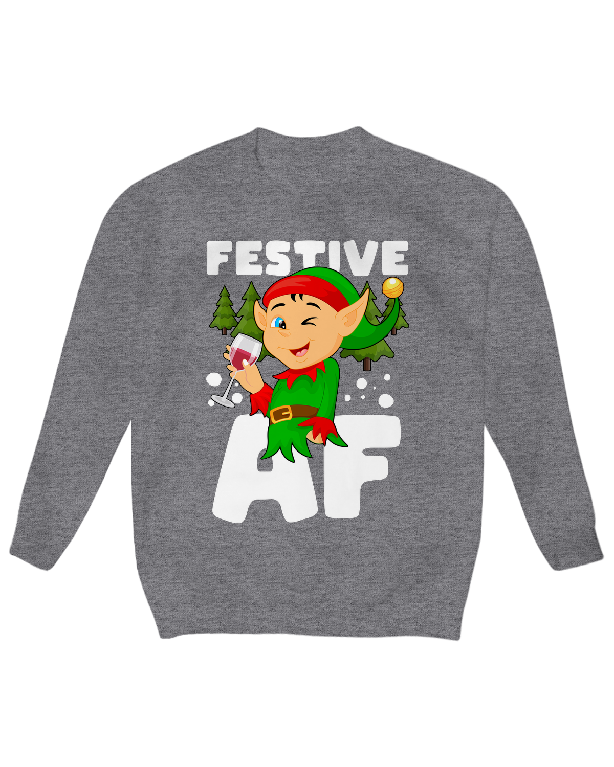 Festive AF Crew Neck Fleece