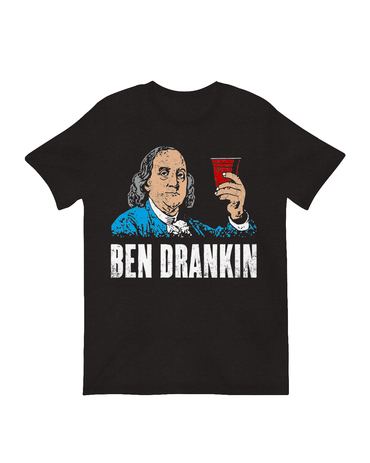 Ben Drankin T-shirt – Vintage Drinking Meme Graphic Pullover