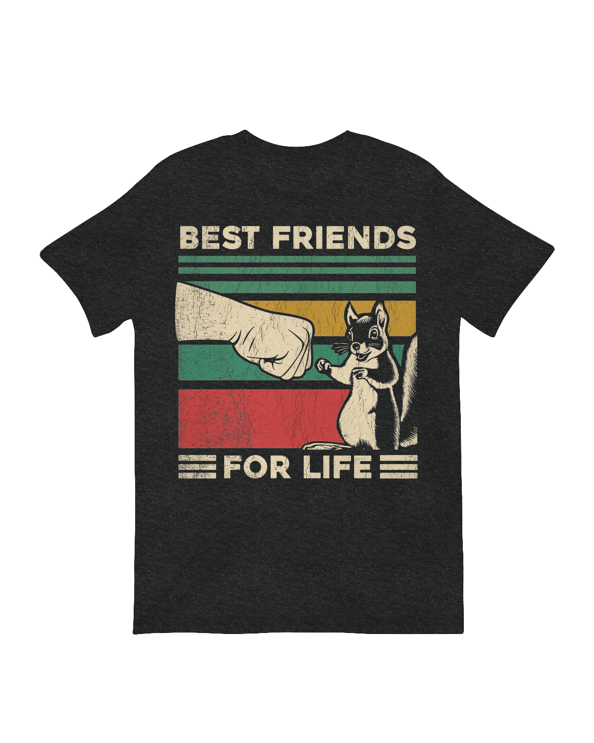 Best Friends For Life matching t-shirts – cute friendship design on soft cotton tees for couples or BFFs