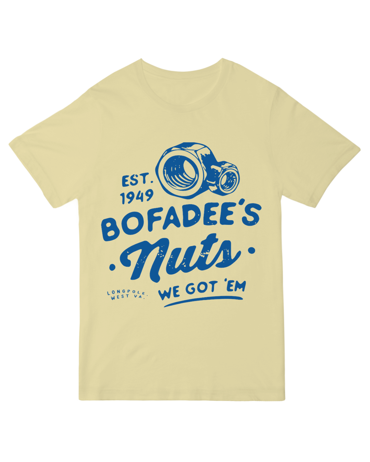 "White 'Bofadee's' meme t-shirt for internet humor fans - clean viral joke design"