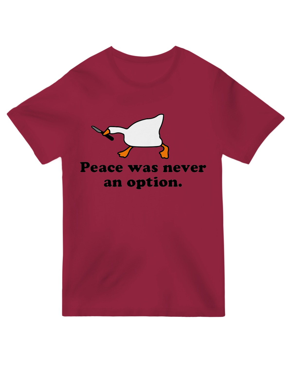 Peace was never an option.