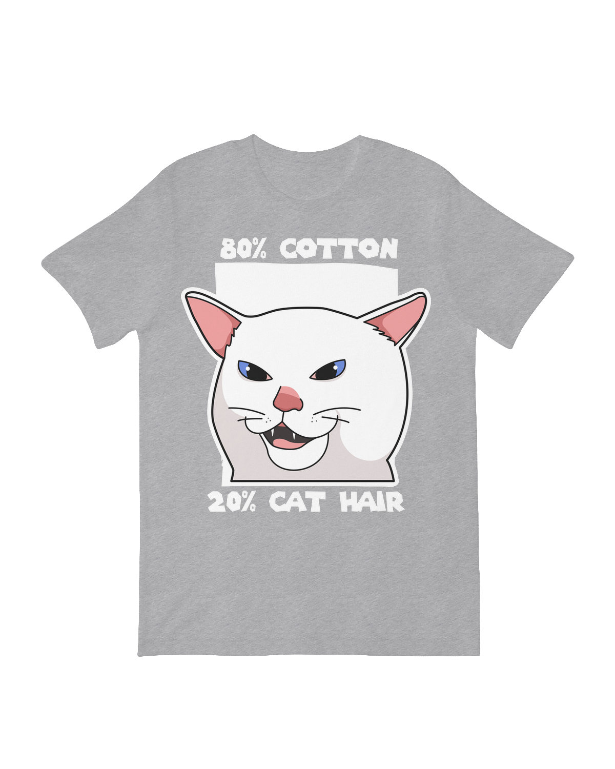 80% Cotton, 20% Cat Hair T-Shirt