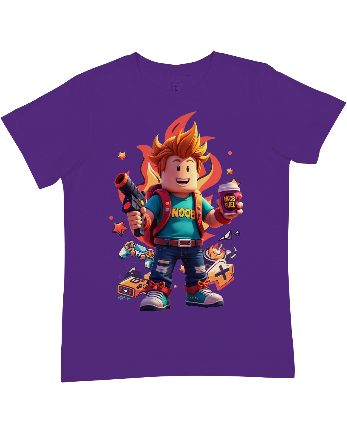 YOUTH ROBLOX NOOB Premium Crewneck Tee